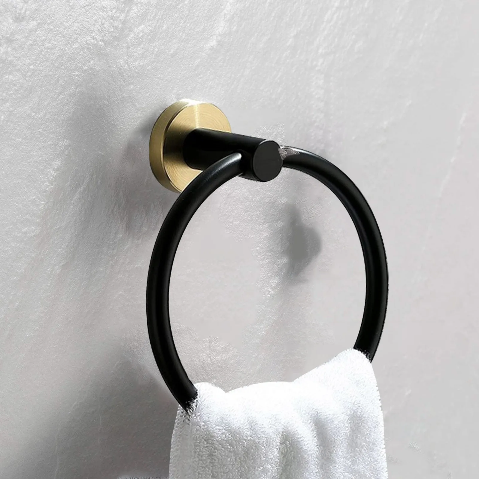 

Кольцо из нержавеющей стали, настенные аксессуары для ванной комнаты, держатель для кухонных полотенец, вешалка для полотенец, настенная вешалка, кольцо, бытовой крючок