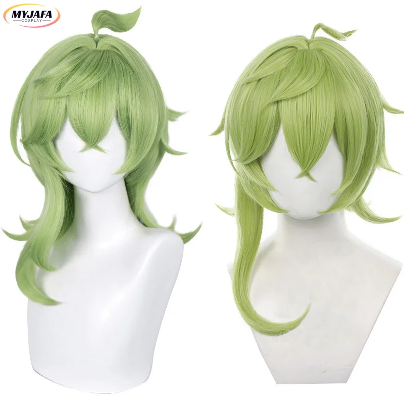 

2 Style Collei Cosplay Wig High Quality Game Sumeru Collei Yellow Green/Green Heat Resistant Synthetic Hair Anime Wigs + Wig Cap