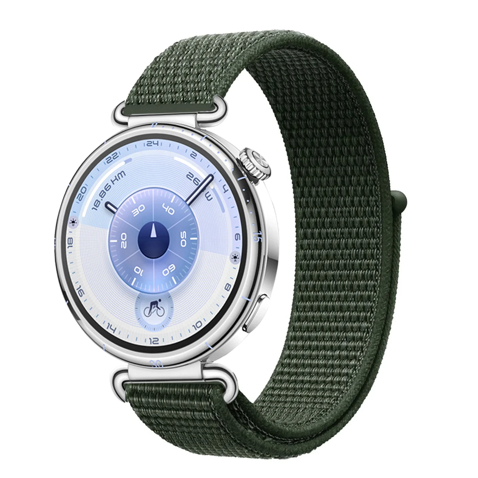 Correa de nailon de 18mm para Huawei Watch GT6/5/4 pulsera ajustable de 41mm Huawei Watch GT5 Pro 42mm Xiaomi S4 correa de 41mm