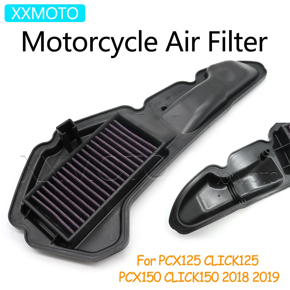

Для Honda PCX125 CLICK125 PCX150 CLICK150 18-19 PCX 125 155, щелчок, высокий поток, мотоциклетный воздушный фильтр, очиститель впускного отверстия, аксессуары