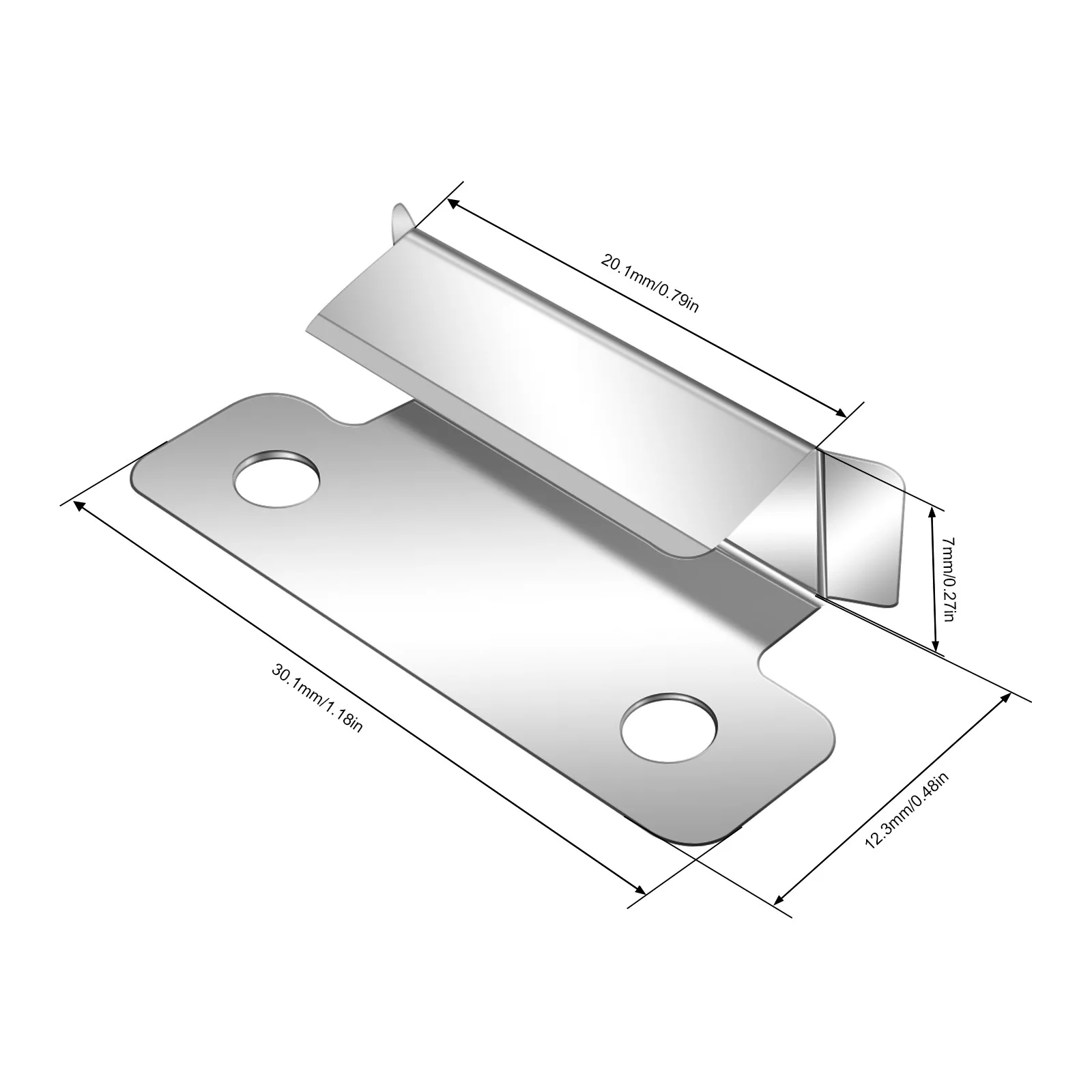 4PCS 3D Printer Glass Bed Clips Clamp Compatible with Creality Ender 3 / 3 Pro CR 10 3D Printer Heated Bed Glass Bed Platform