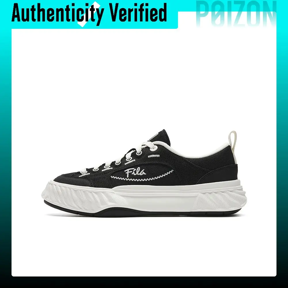 fila-fosso-1-scarpe-basse-in-tela-da-donna-nero-bianco-latte-f12w622307fbg