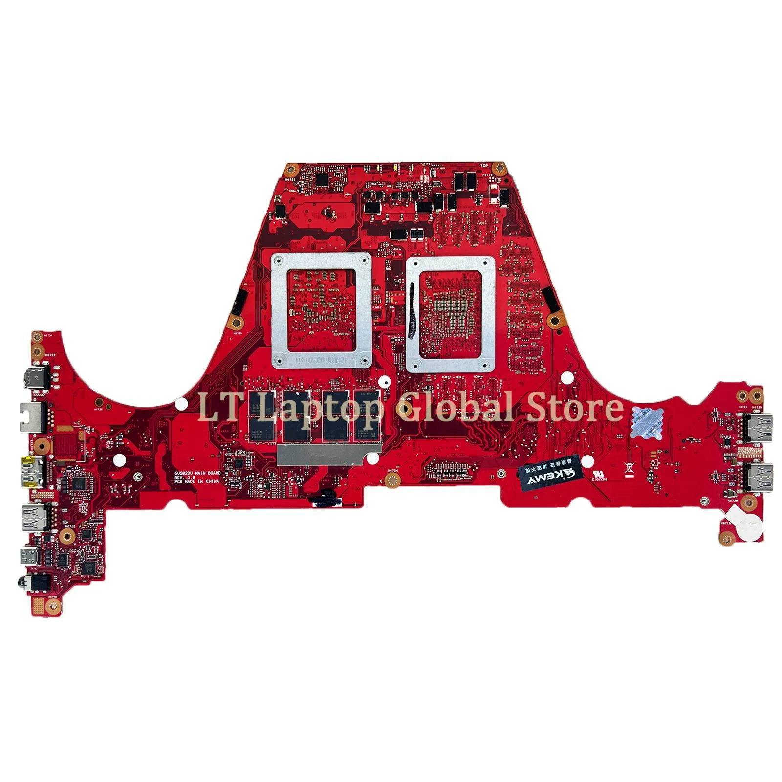 GU502DU Laptop Mainboard For ASUS Zephyrus G GU502D GU502 Laptop Motherboard R5-3550H  R7-3750H CPU GTX1660Ti/V6G 8GB-RAM