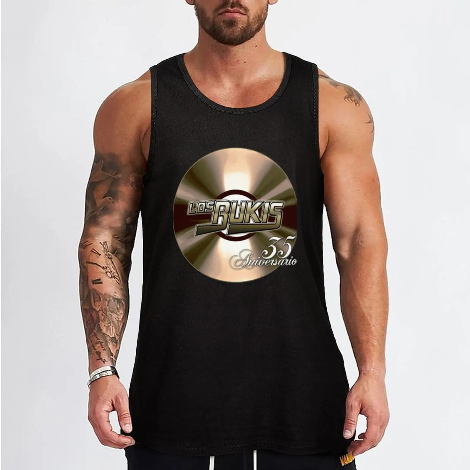 LOS BUKIS Essential Tank Top Working vest Men sleeveless tee vest men