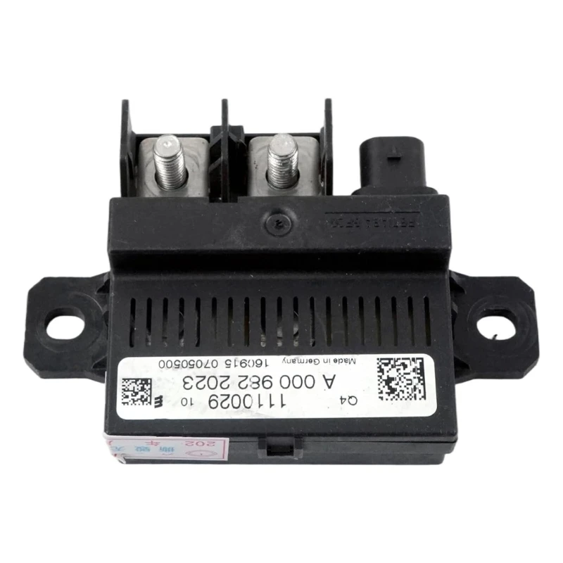 Control Unit for Battery Service Use, Part A0009822023 with Black Plastic Housing and Electrical Terminals for Listed