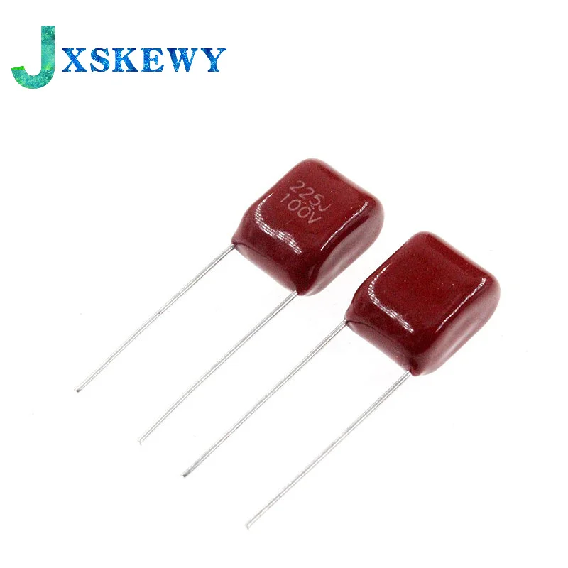 50PCS 100V 101J 102J 103J 104J 105J 222J 223J 472J 473J 0.01UF 0.1uF 1UF 1NF 2.2NF 4.7NF 10NF 100PF P=5MM CBB Capacitors P5