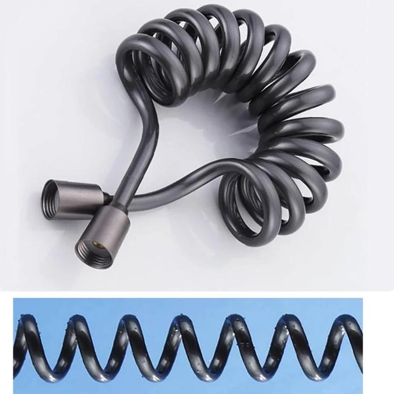 97QC Multifuntional Handheld Bidet Shower Set Toilet Bidet Attachment Shower Bidet Hand Shower Alloy Texture for Toilets