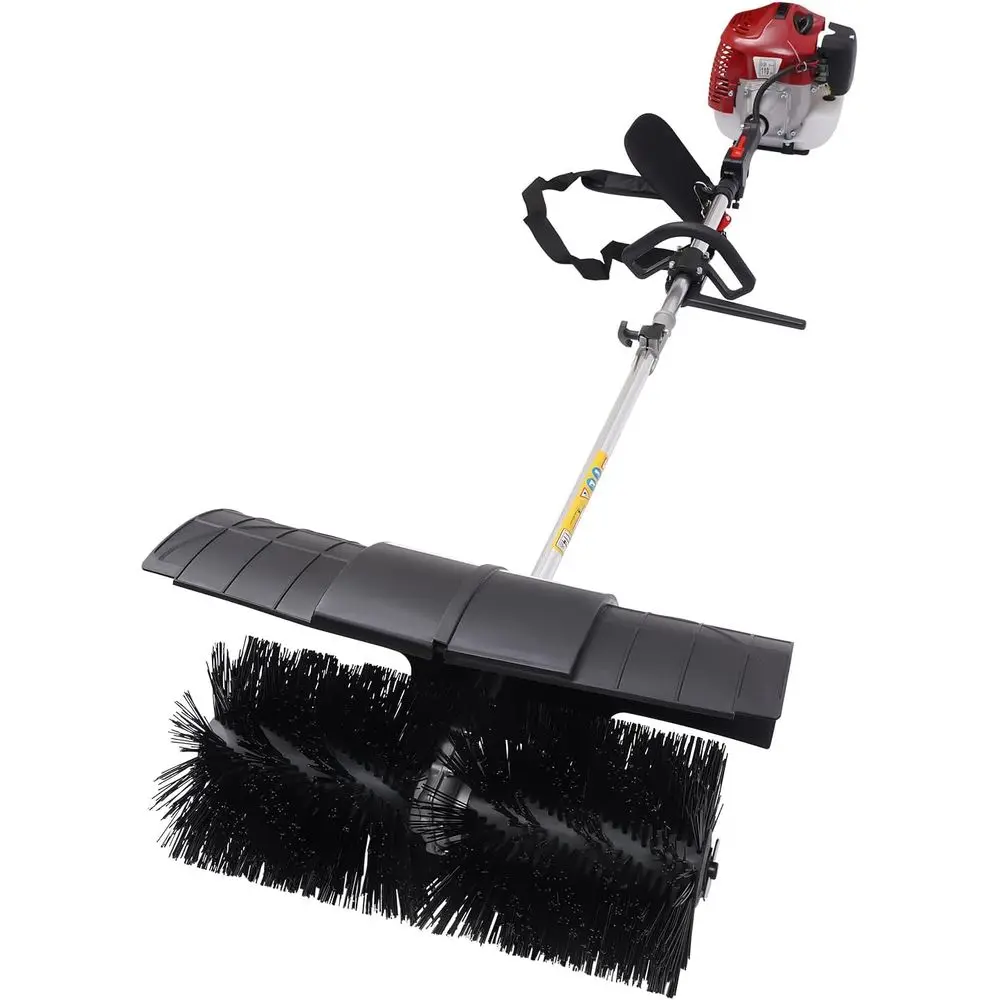 

1700W 2.3HP Gasoline Hand Sweeper with Protective Gear for Outdoor Cleaning