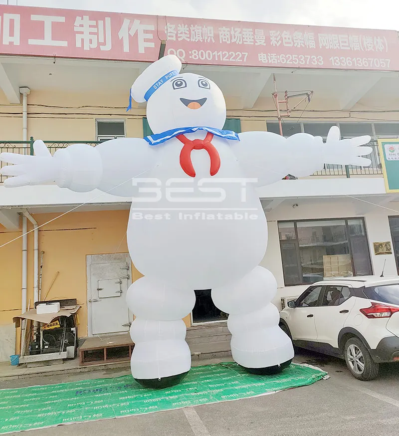 

Giant 20ft halloween event advertising inflatable Stay Puft Marshmallow man model Inflatable Ghostbuster balloon