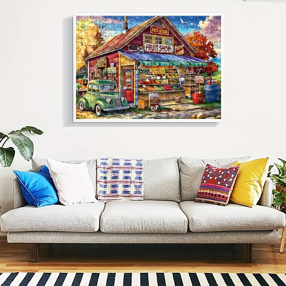 จิ๊กซอว์สำหรับผู้ใหญ่ 500/1000 ชิ้น - ปริศนาท้าทายขนาดใหญ่ที่ใช้ภาพที่ซับซ้อน เหมาะสำหรับคืนเกมส์ครอบครัวคลายเครียด