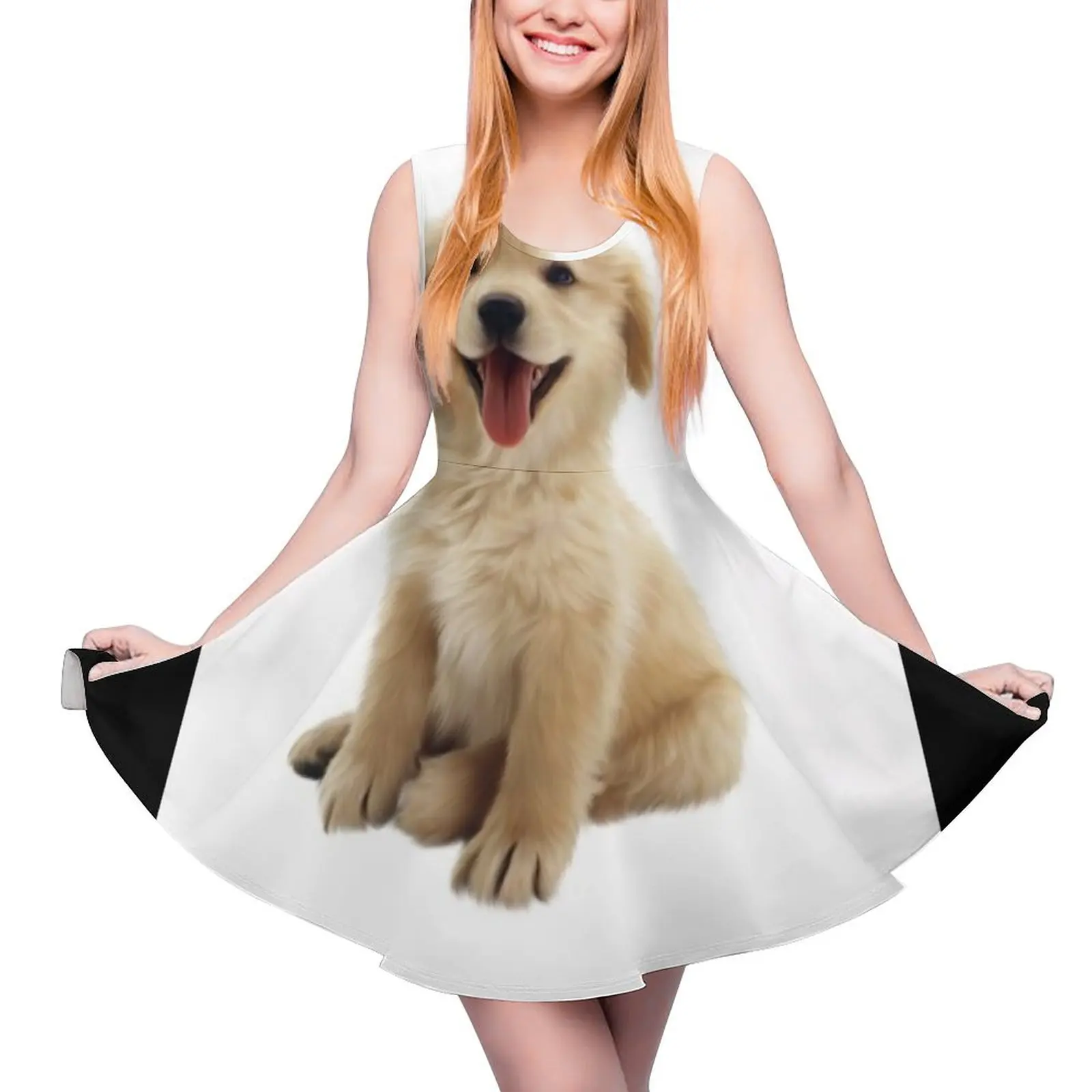 

Golden Retriever Sleeveless Dress elegant and pretty women"s dresses dress for women summer Elegant gown summer dress