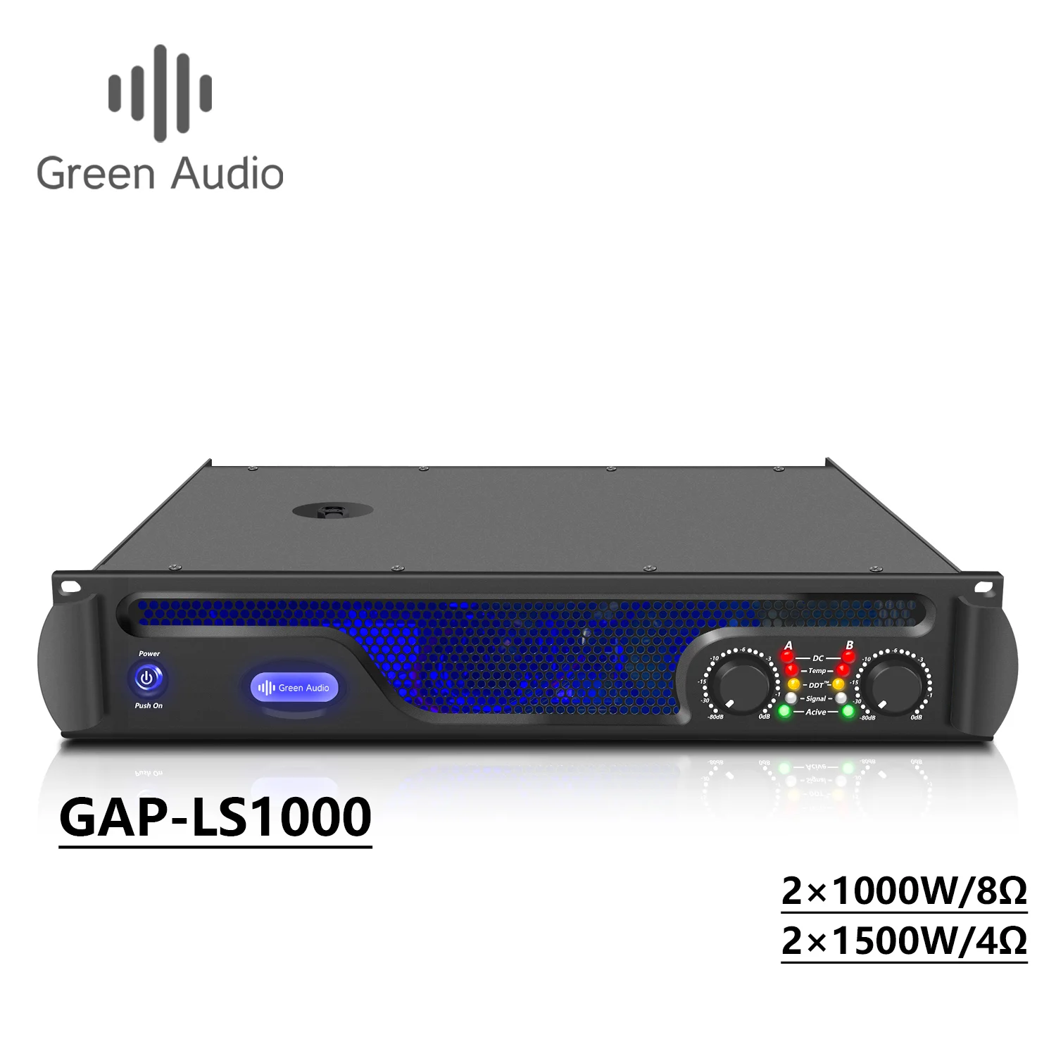 GAP-LS1000  Digital Amplifier Models 2 Channel professional mixer amplifier  10000W*2 Digital Amplifiers  Use for DJ stage