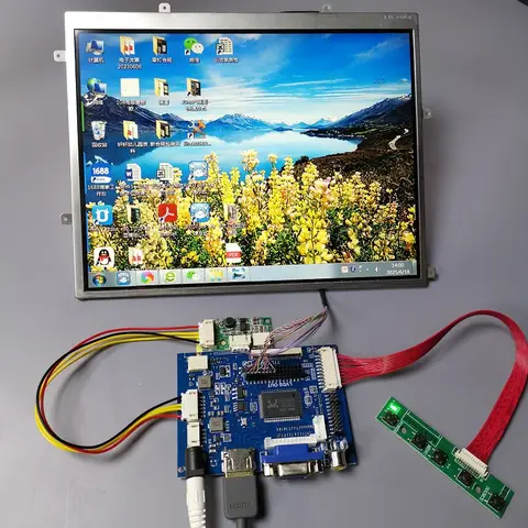 9.7 inch display module kit HDVGAV multi-channel signal source IPS1024X768 full-view full-color square LCD screen