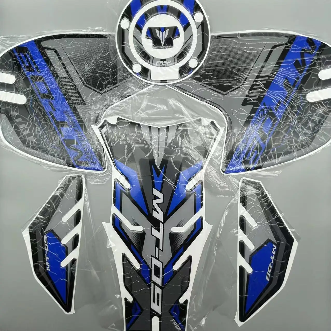 Motorcycle Fuel Tank Sticker For MT-09 Mt-09 mt09 2014 2015 2016 2017 2018 2019 2020 2021 Fuel Tank 5D Perspective Sticke