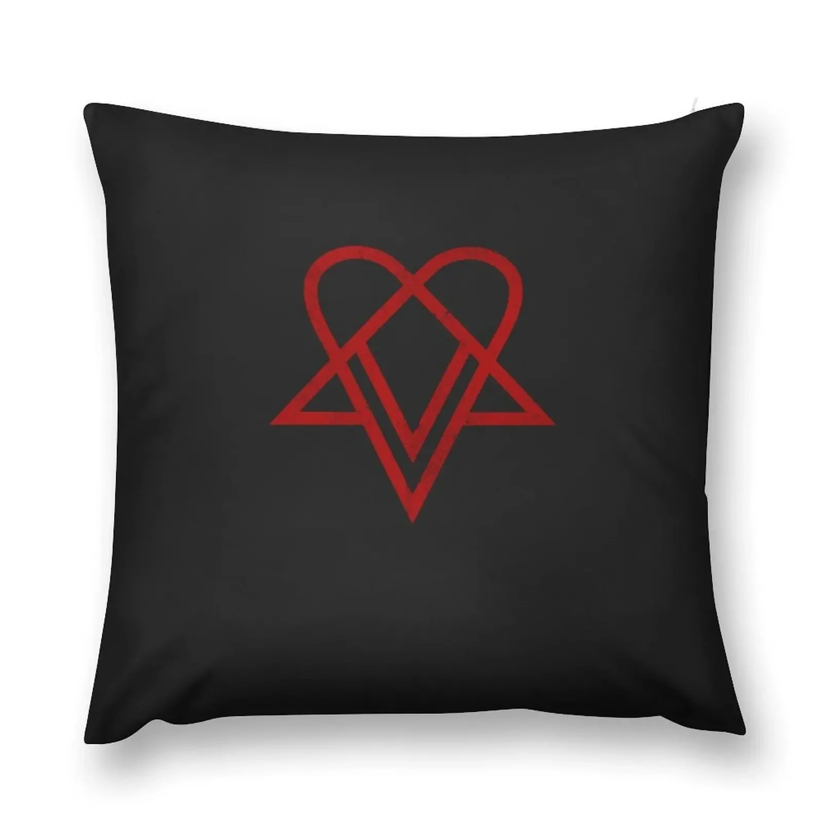 Heartagram Him Band Logo Tee Heartagram symbol Ville Valo Classic T-Shirt Throw Pillow sleeping pillows pillow