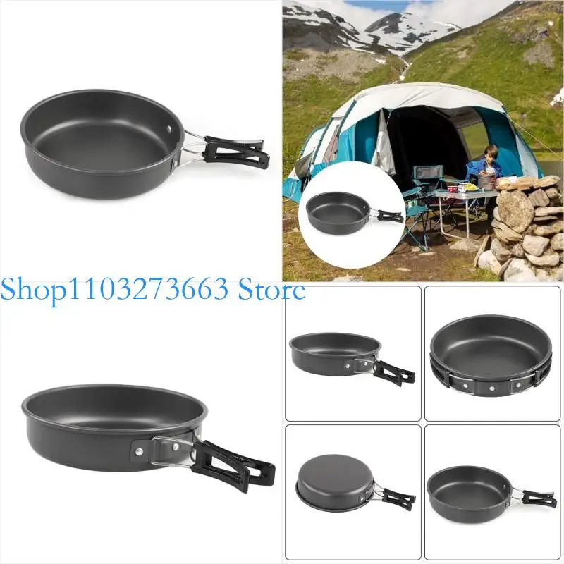 

R6FE Backpacking Camp Frying Pans Outdoor Cooking Pans with Proof Coating
