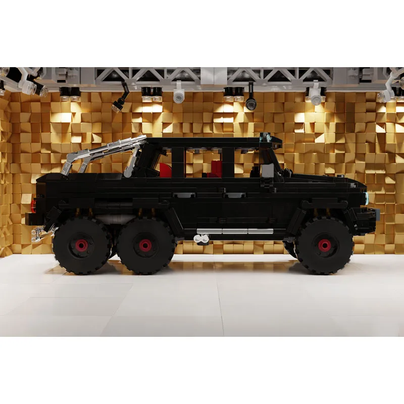 

MOC-106953 Classic New Black Truck Building Block Model, 704 Pieces, Birthday and Christmas Toy Gift for Boys and Children