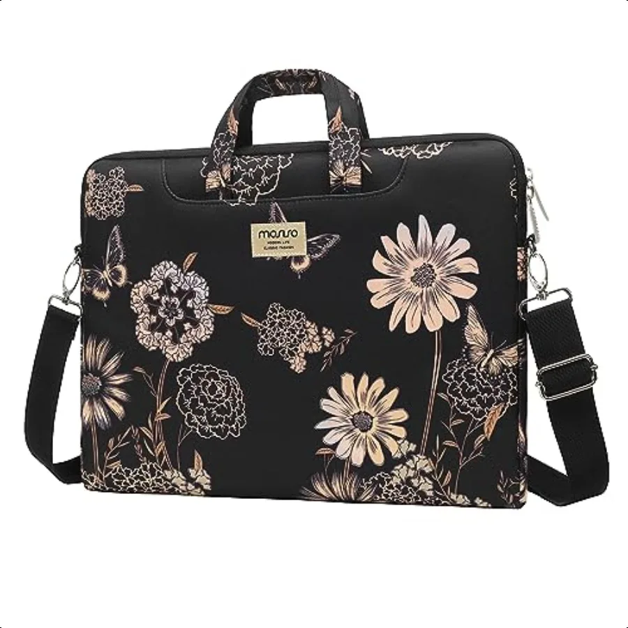 

Laptop Bag for Women 15 inch Computer Bag Compatible with Book HP Dell Lenovo Asus Notebook 15.6 inch Laptop Shoulder Carrying