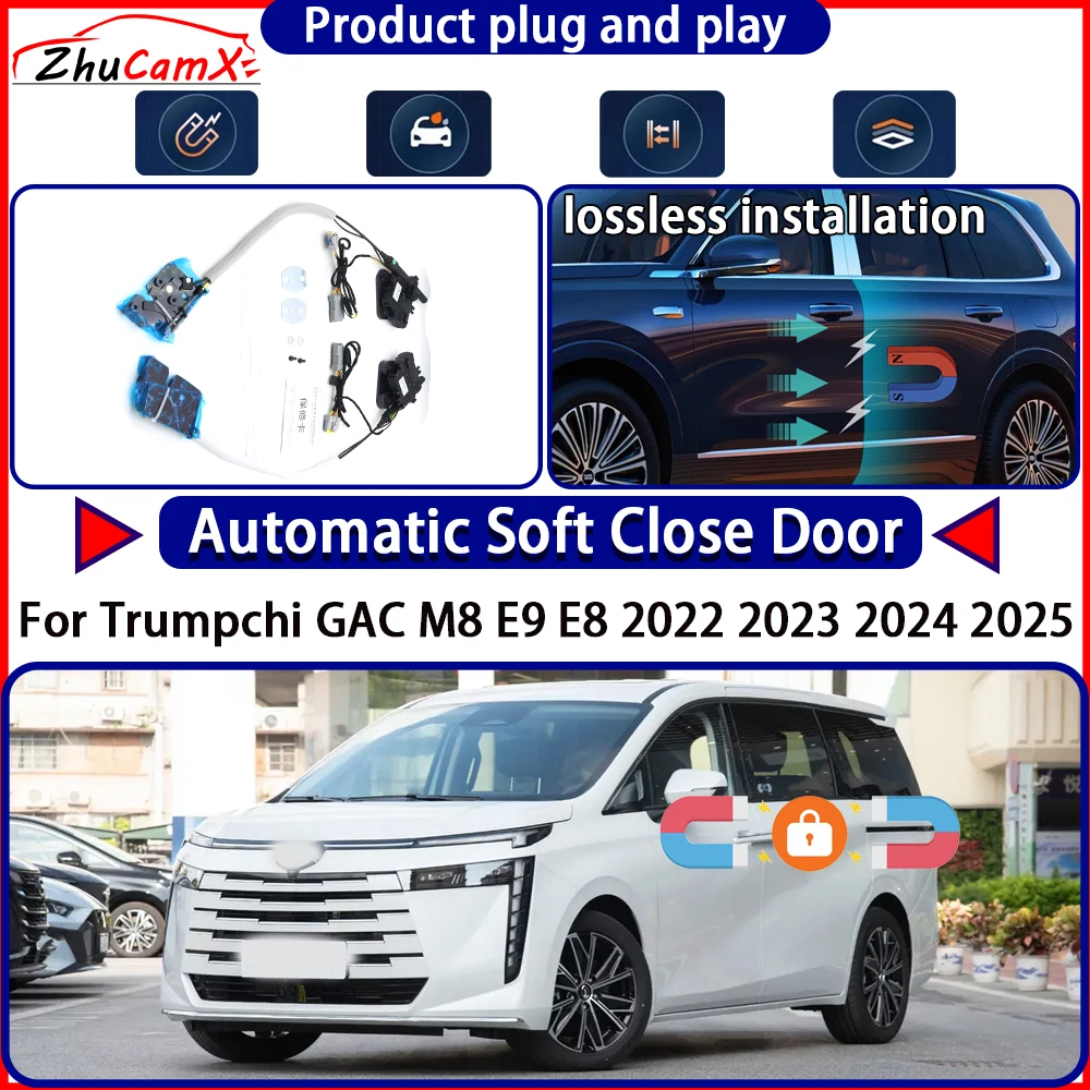 

OEM Door Lock Actuator for Trumpchi GAC M8 E9 E8 2022 2023 2024 2025 Soft Close Door Kit Power Latch System Auto Pull Door Easy