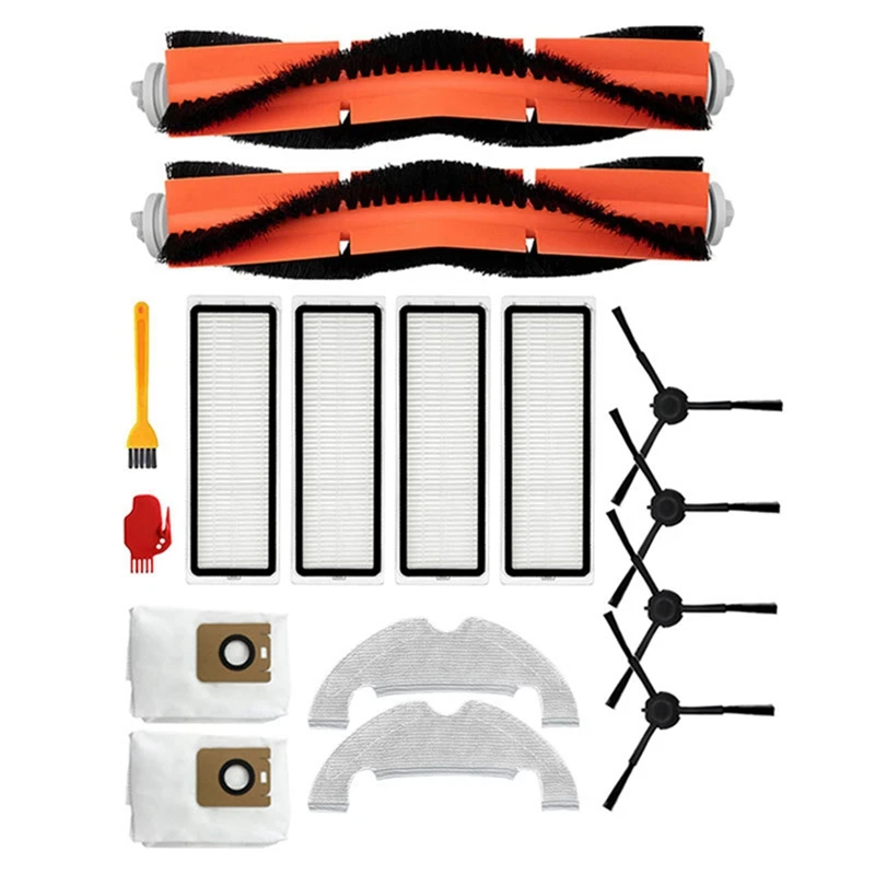 แปรงถูพื้นด้านข้างหลักของตัวกรอง HEPA สำหรับหุ่นยนต์ L10ไม้ถูพื้นสุญญากาศสำหรับ Dreame Bot