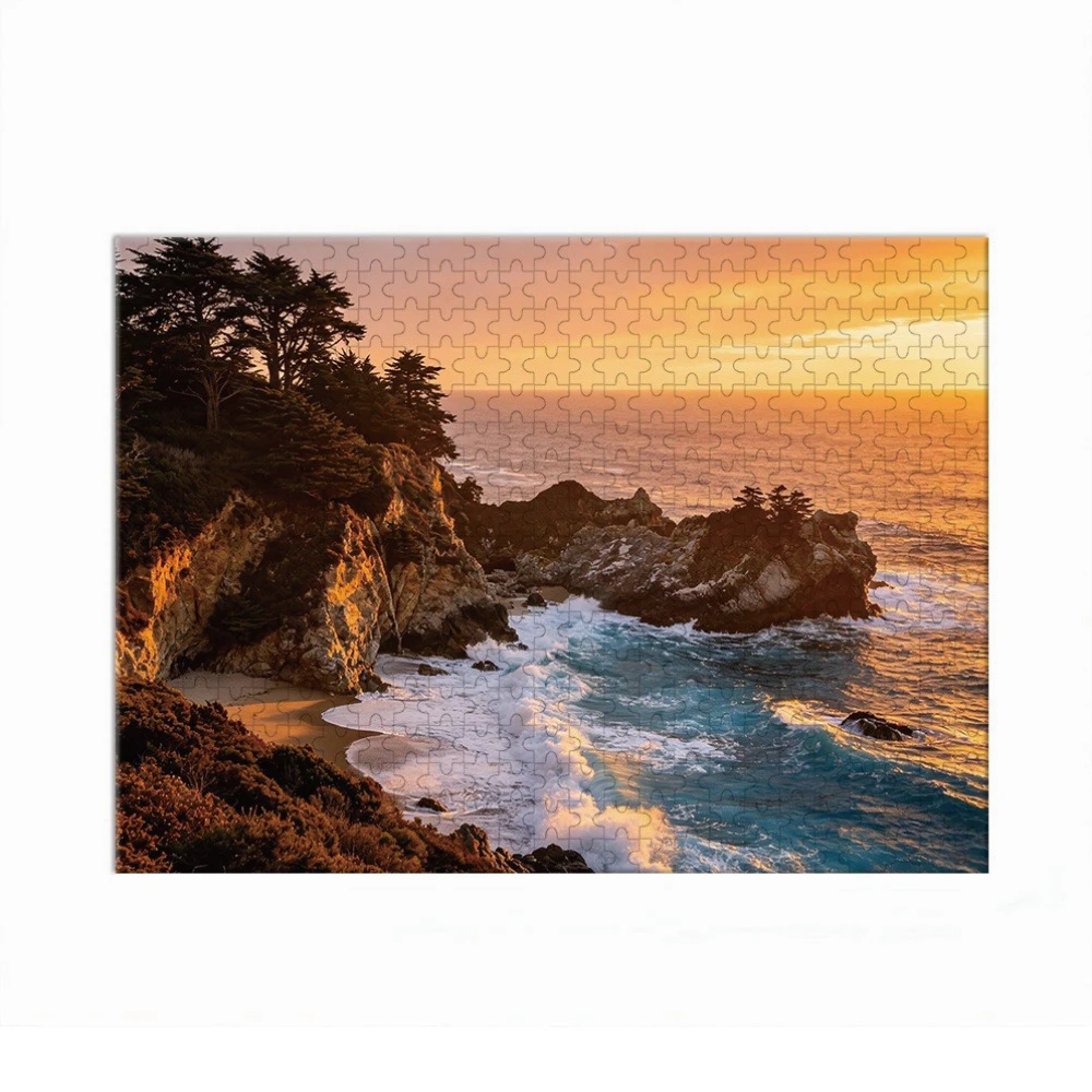 35/300/500/1000pcs Personalized Custom Photo Puzzle Family Photo DIY Toy Envelope Decoration Collectiable Gift Present Christmas