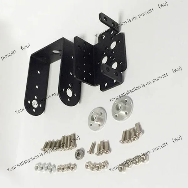 2DOF Servo Bracket Kit With Metal Servo Horn, Pan Tilt Servo Mount Bracket DIY Robot Spare Parts