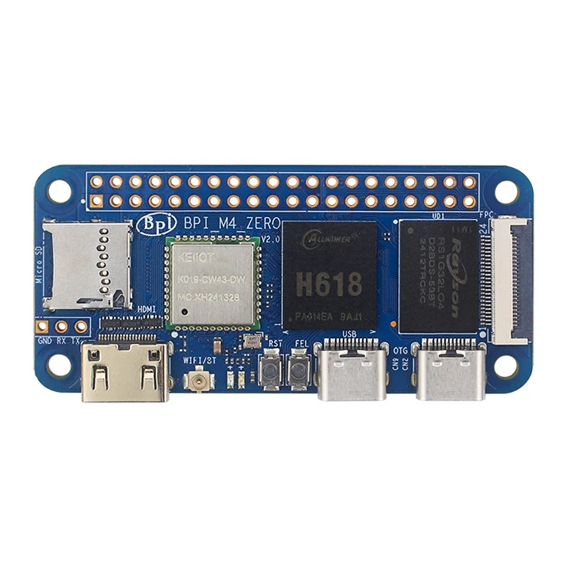 A05I-For Banana Pi BPI-M4 Zero Motherboard Allwinner H618 Linux Programming ARM Cortexx-A53 Processor 2.4G/5G WIFI