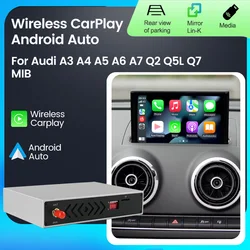 For Audi A3 A4 A5 A6 A7 Q2 Q5L Q7 MIB Support Wireless Carplay Android Auto OEM RMC Screen Upgrade Interface Decoder Mirror Link