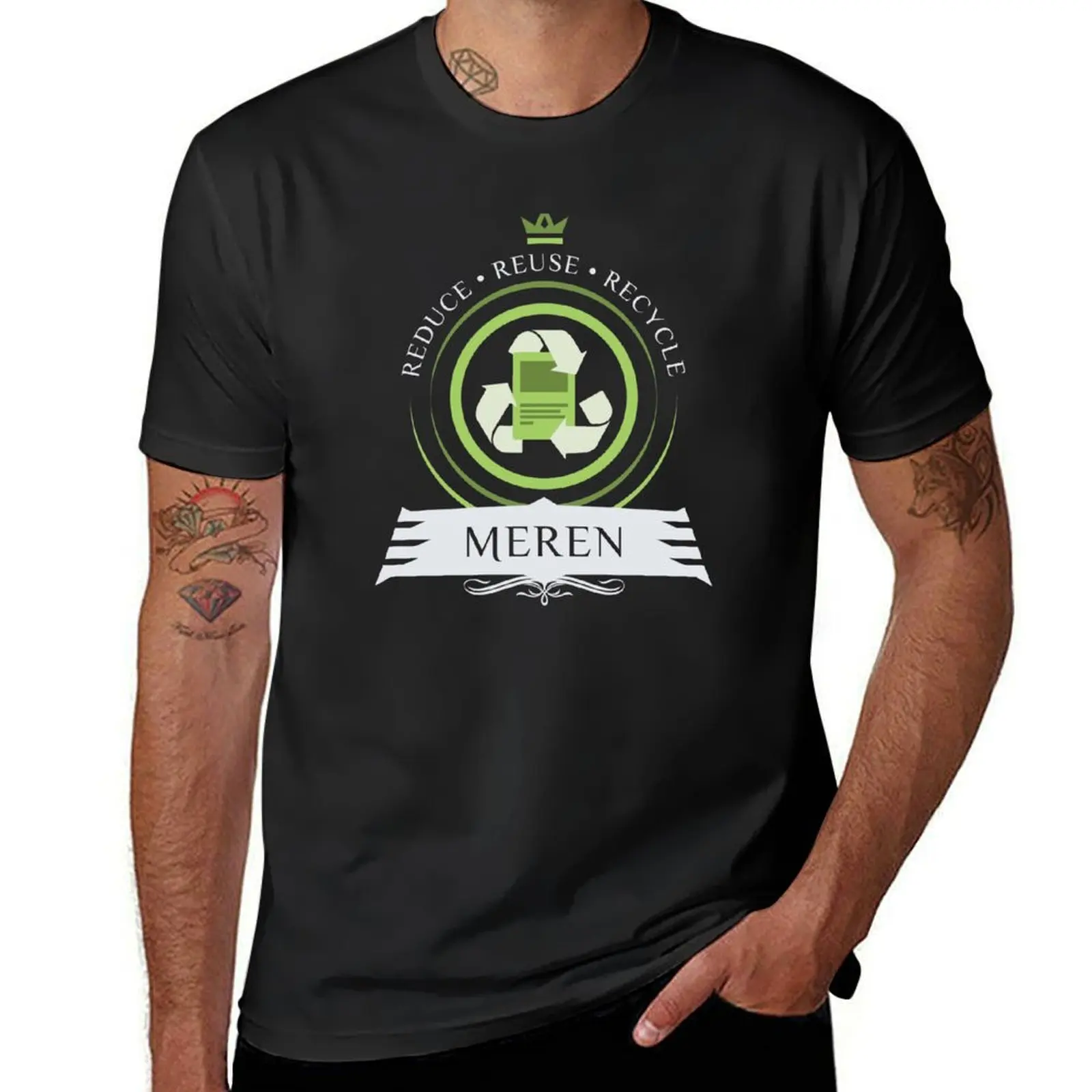 Commander Meren T-Shirt customizeds anime plain black t shirts men