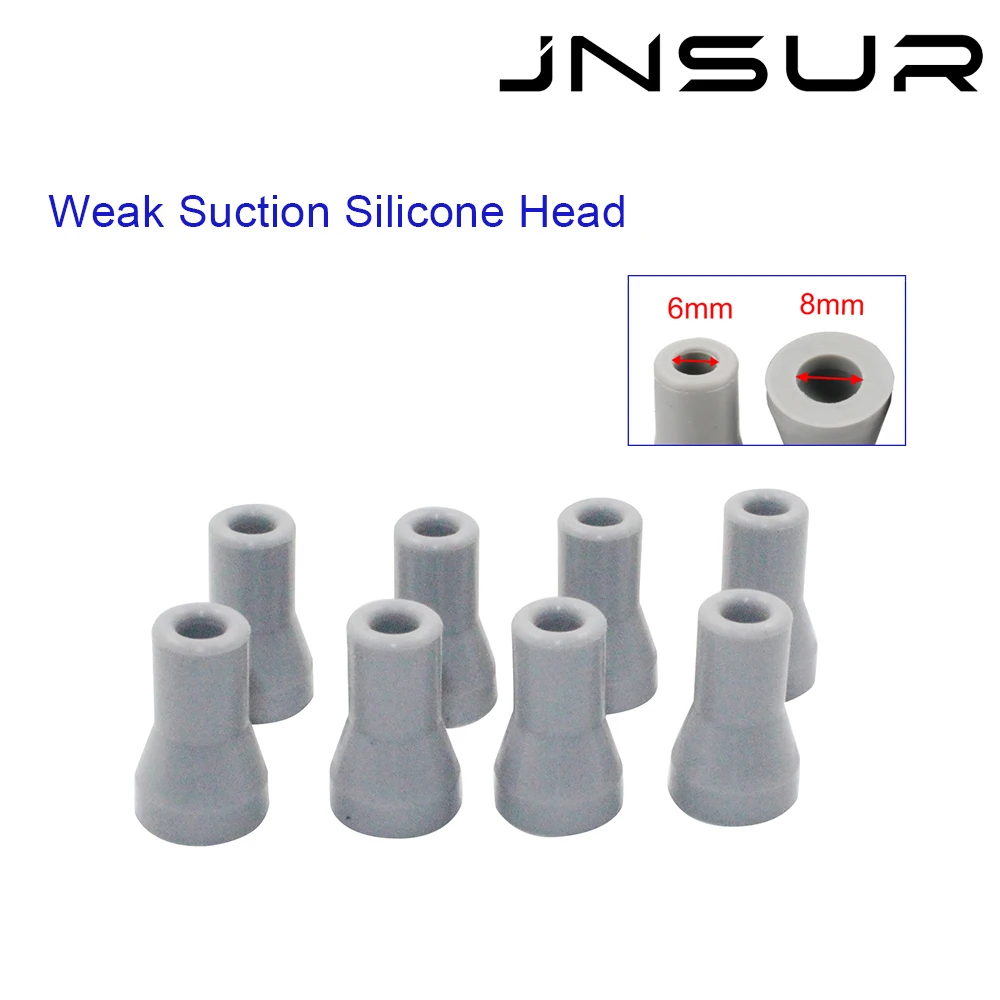 JNSUR Dental Silcone Head for Weak Suction Universal Saliva Ejector Material  Dentistry Material Supply Dental Unit Instruments