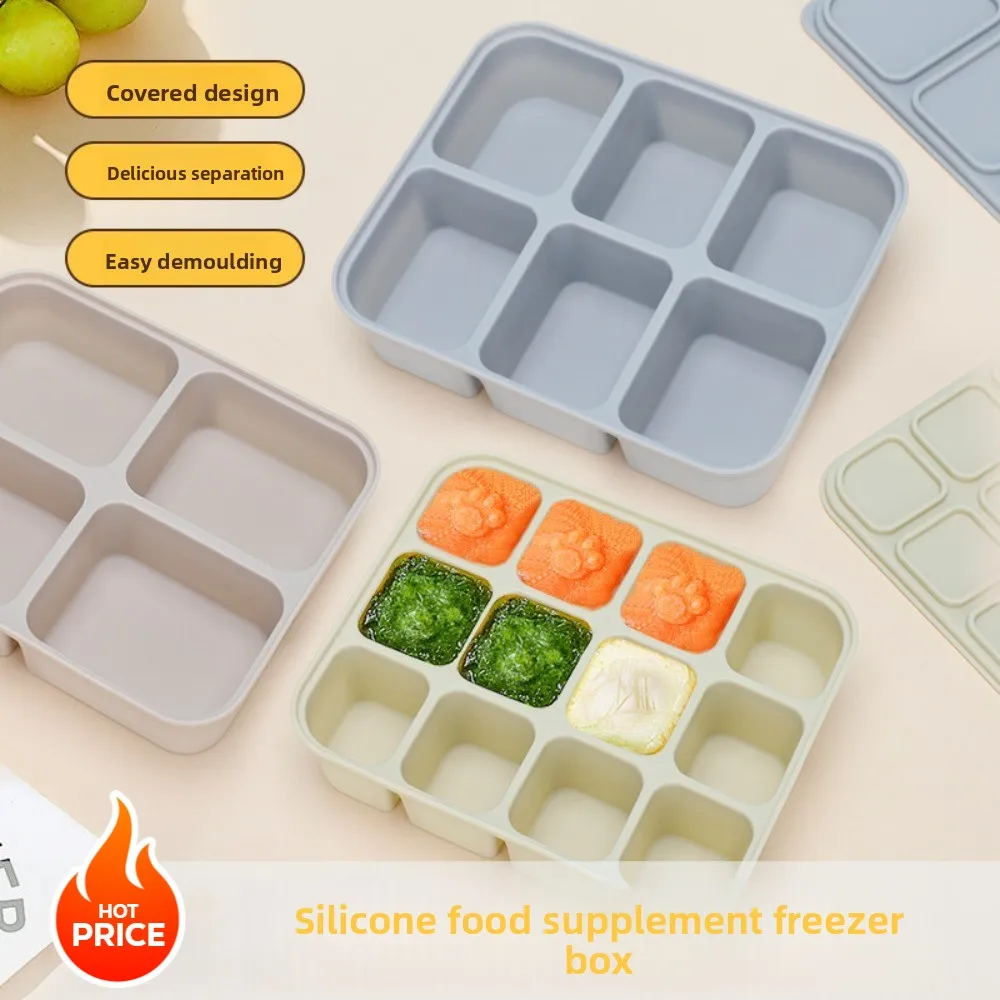 

6/12 Grid Ice Cube Mold Silicone Ice Cube Tray Square Tray Mold Easy to Release Silicone Ice Cube Mold Bar Kitchen Accessories