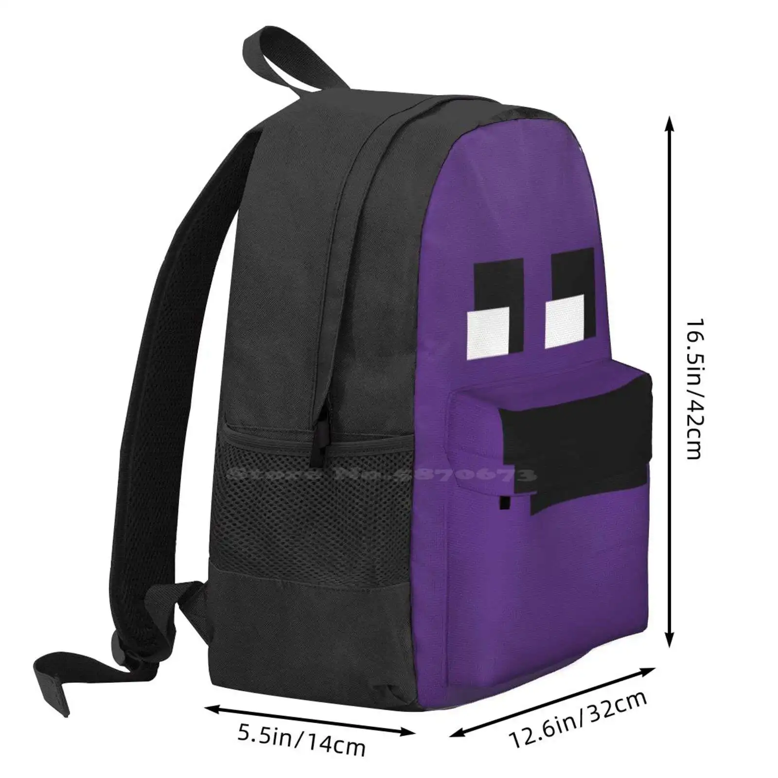 Fnaf Purple Guy Hot Sale Schoolbag Backpack Fashion Bags Fnaf2 Fnaf3 Fnaf Bonnie Fnaf Fnaf Chica Five Nights At 1 Five Nights