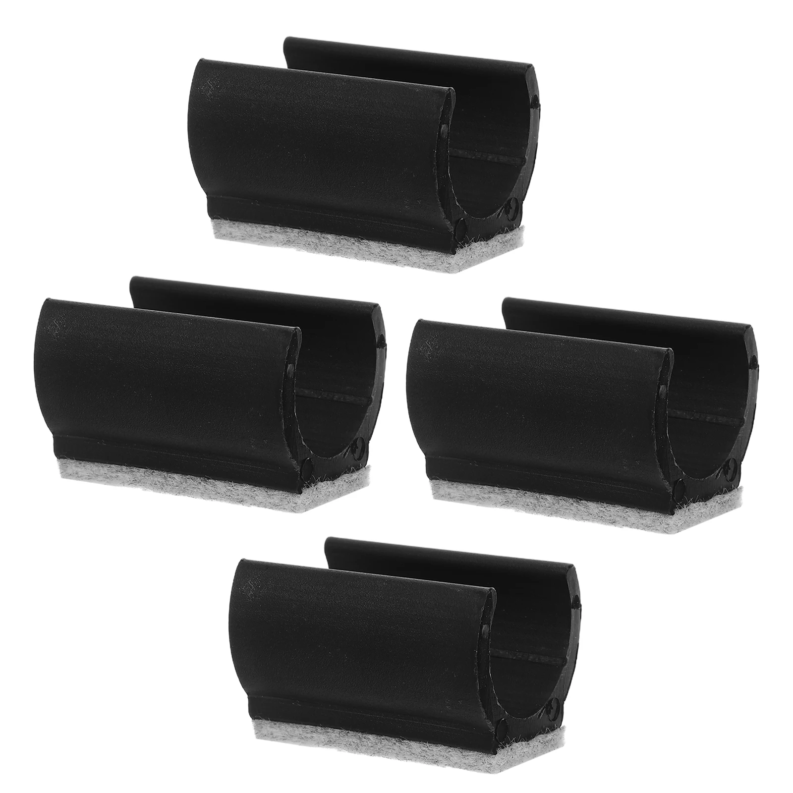

Chair Leg Floor Protectors Round Clear Felt Pad Pads for Furniture Plastic Office