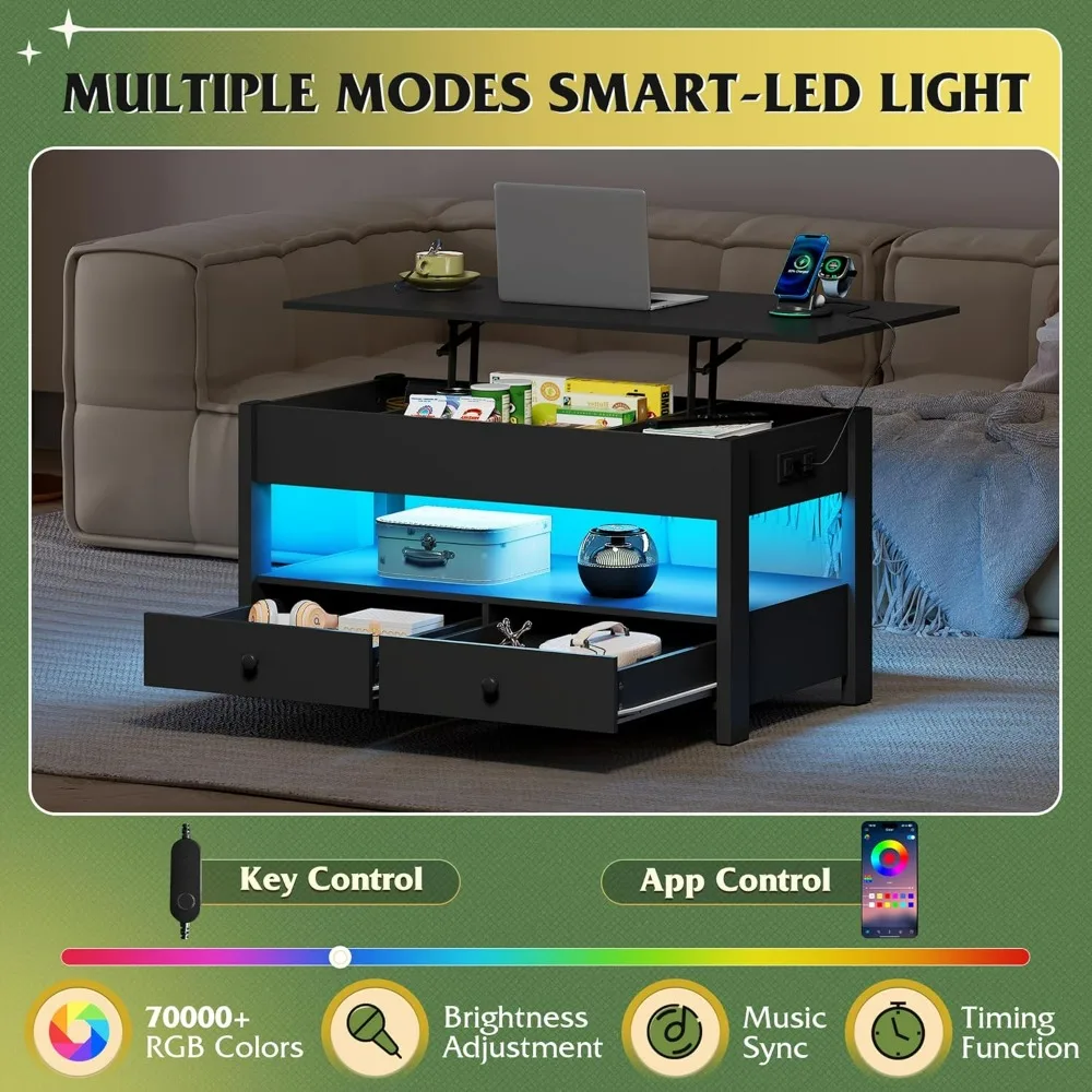 Thumbnail 4 - #20 Trending Lift Top Coffee Tables Right Now