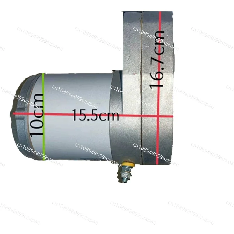 12V 24V 600W 60RPM 400kg High-power Multi-purpose DC Motor for Dual Fertilizer Box DC Permanent Magnet Motor 428 530