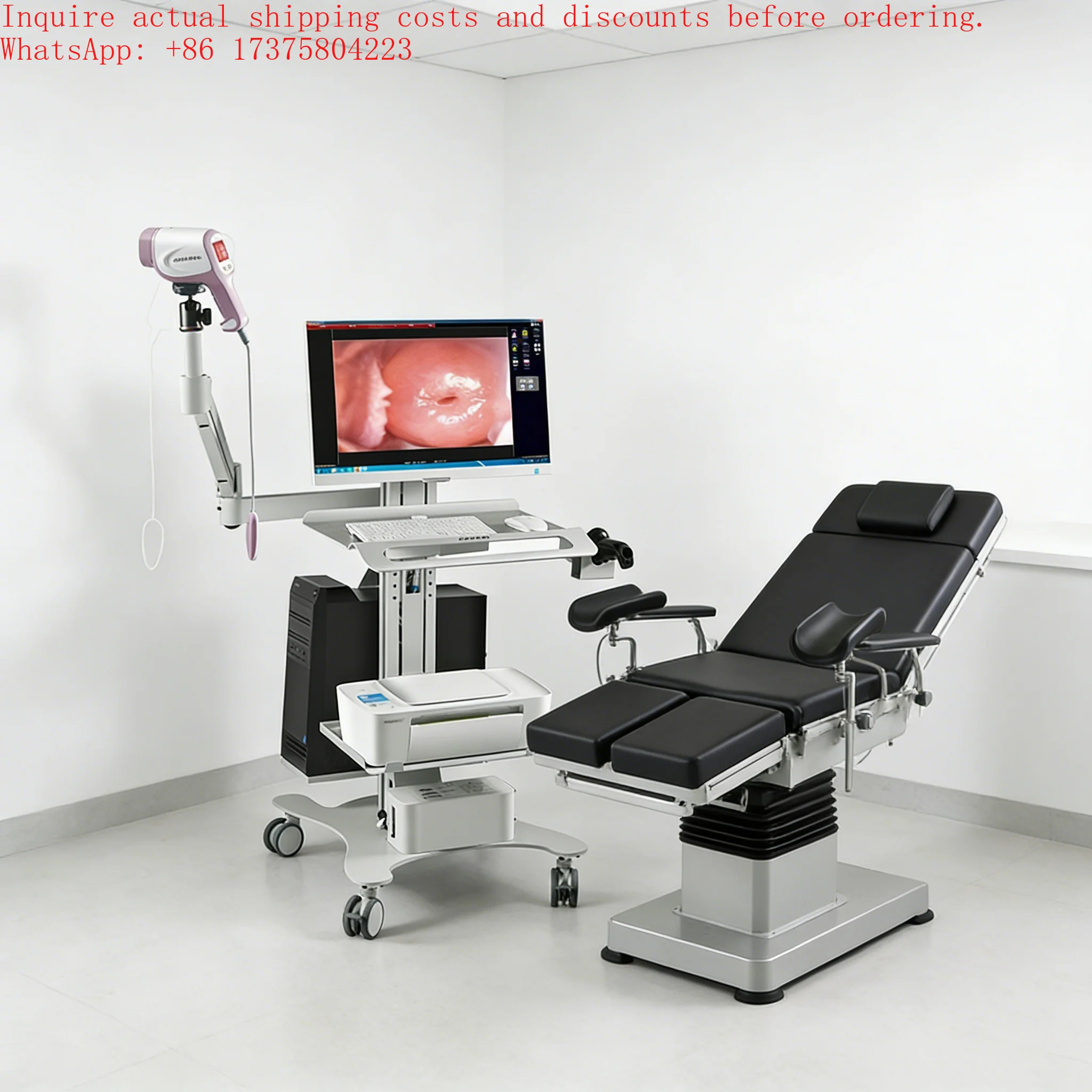 New Design Manual Medical Video Machine Colonoscope Veterinary Plastic Metal Structure