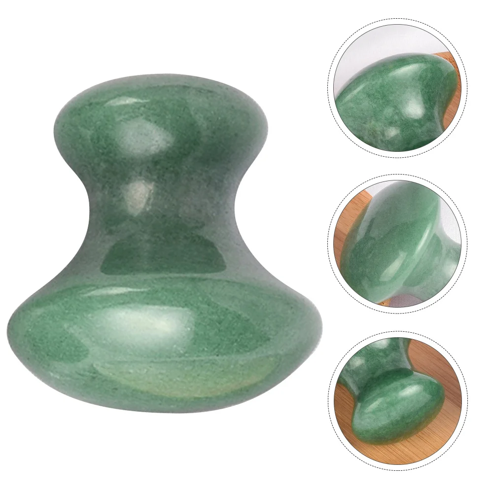 

1Pcs Gua Sha Roller Facial Scraping Tool with Mushroom Shape Massager for Skin Care Blood Circulation Green Gua Sha Roller