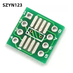 100pcs SMD to DIP Adapter Converter SOP8 SSOP8 TSSOP8 Adapter Board Module Adapters Plate 0.65mm 1.27mm