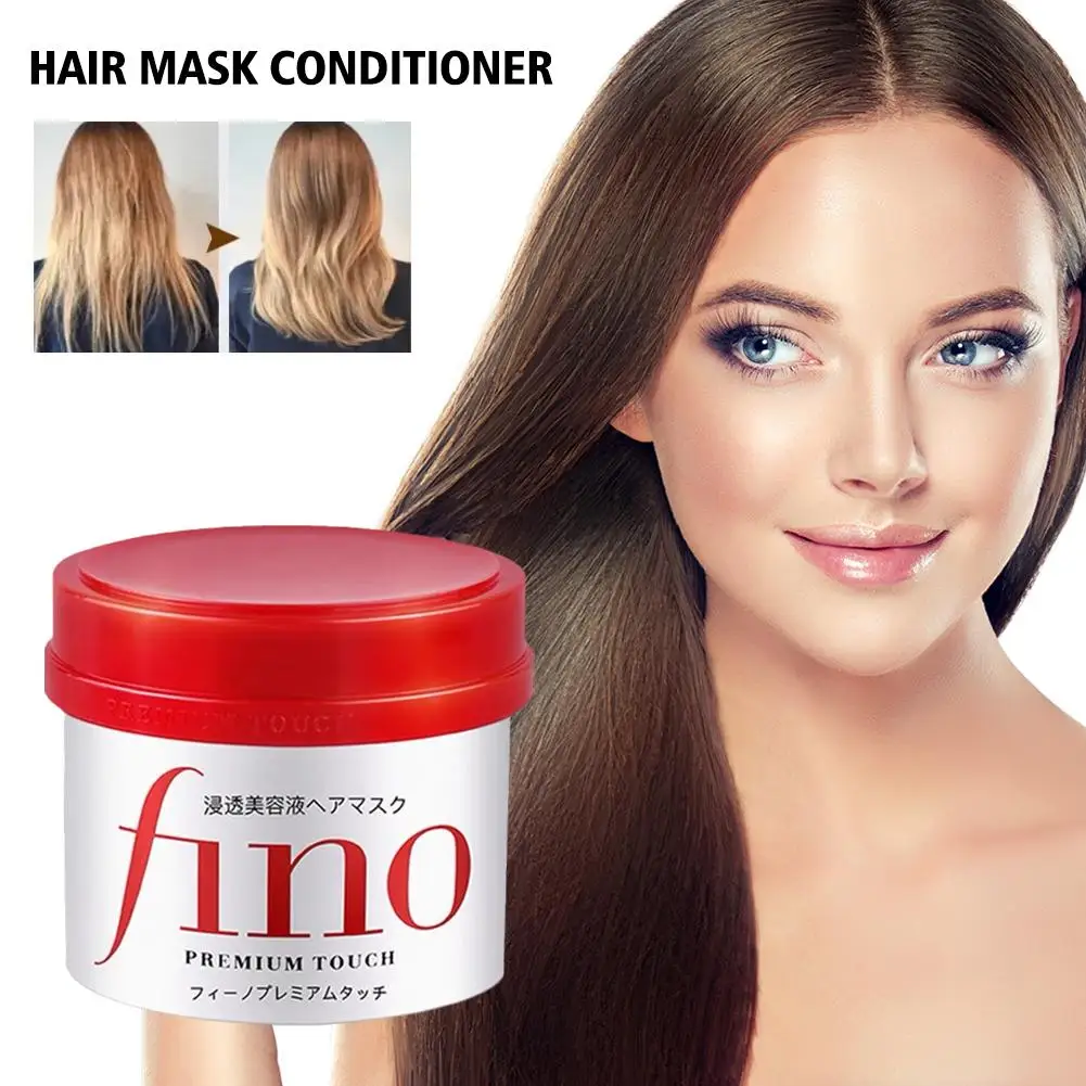 Fino Hair Mask Conditioner Fen Concentrate Hydra Beauty Liquid Red Jar Repair Dry Smooth Fall Mask Hair Mask Conditioner