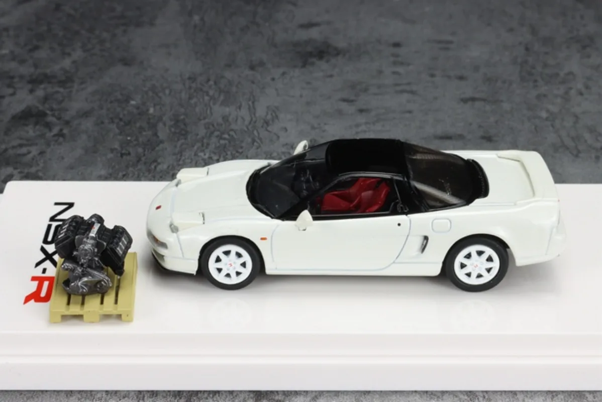 Hobby Japão Diecast Escala 1/64 ‌ Honda NSX NA1 Type R (1994) [Spec de exibição de motor C30A] brinquedos modelo de carro de liga para presente de meninos