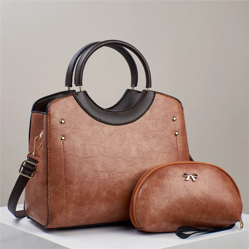 

High Quality Leather Luxury Handbag and Purses Daily Big Designer Ladies Crossbody Bag Brand Ladies Shoulder Bags Sac A Main