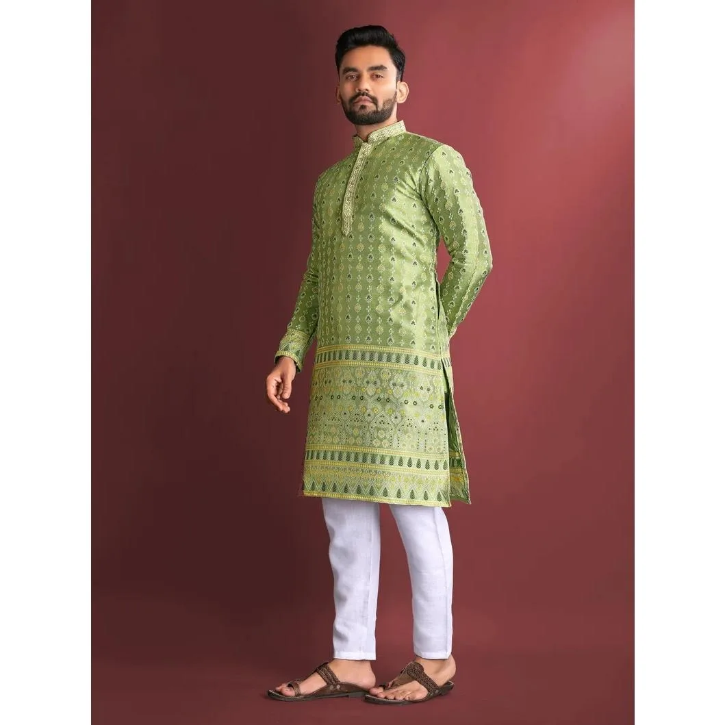 Mens Kurtta Abaya Thobe Arabic Longline Muslim Henley Kaftan Banded Plain Gown Shirts Men's Muslim Kaftan 2026 National style