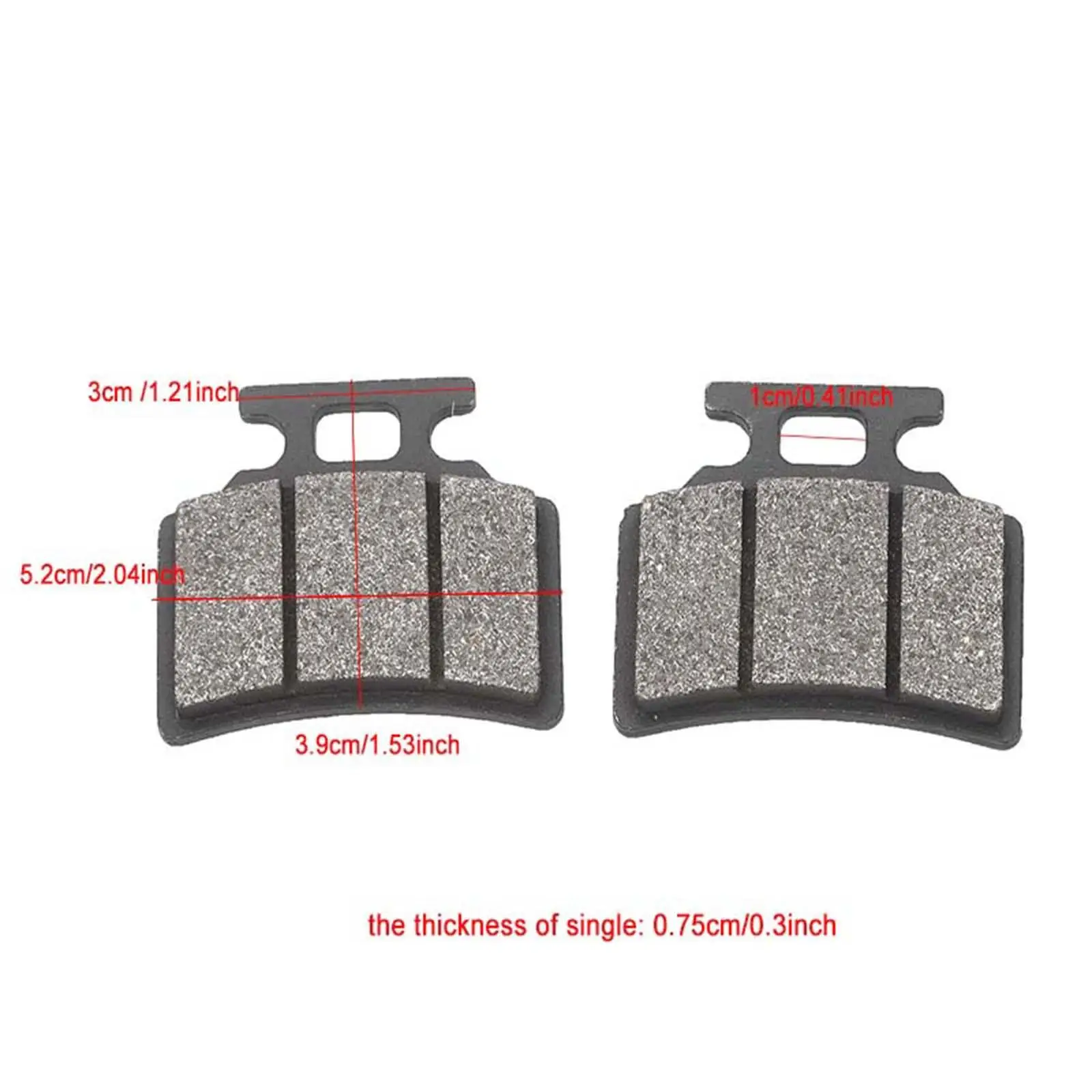 

Высококачественные металлические тормозные колодки для бездорожья, усиленные, для мотоциклов и кроссовых мотоциклов, 52ммx39мм