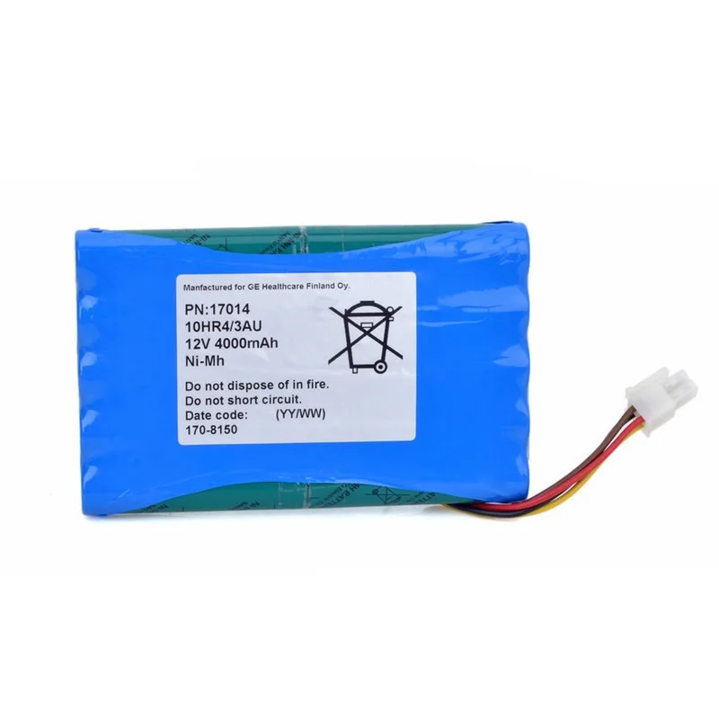 Vital Signs Monitor Battery for GE S/5 Compact,Datex-Ohmeda S/5,S/5CAM,S/5 PATIENT MONITOR,Unipower B11221 10HR4/3AU