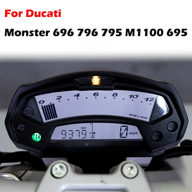 

For Ducati Monster 696 796 795 M1100 Instrument Case Cover Housing Case Shell Speedometer Tachometer Gauges