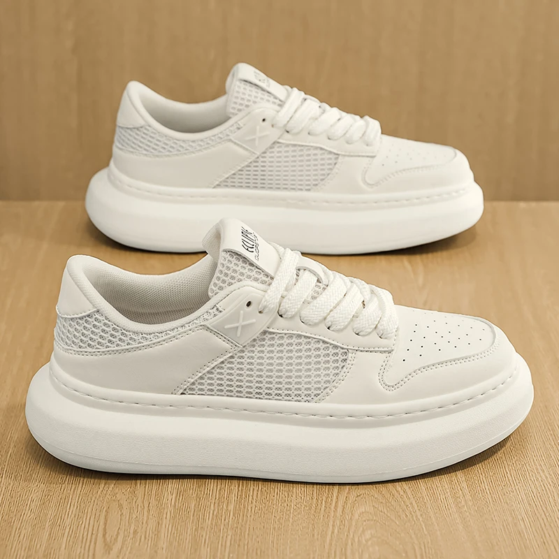 

Men's Mesh Sports Shoes, Breathable Thick-soled Casual Shoes, Comfortable and Anti-slip Street Men's Shoes