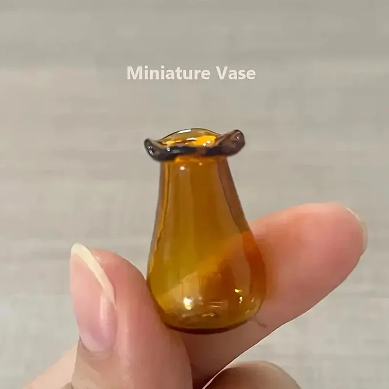 2 قطعة المزهريات الصغيرة شعيرات القطط الزجاجية حامل شعيرات الزهور المصغرة عقد شعيرات القط أو الزهور الصغيرة ديكور المنزل #4