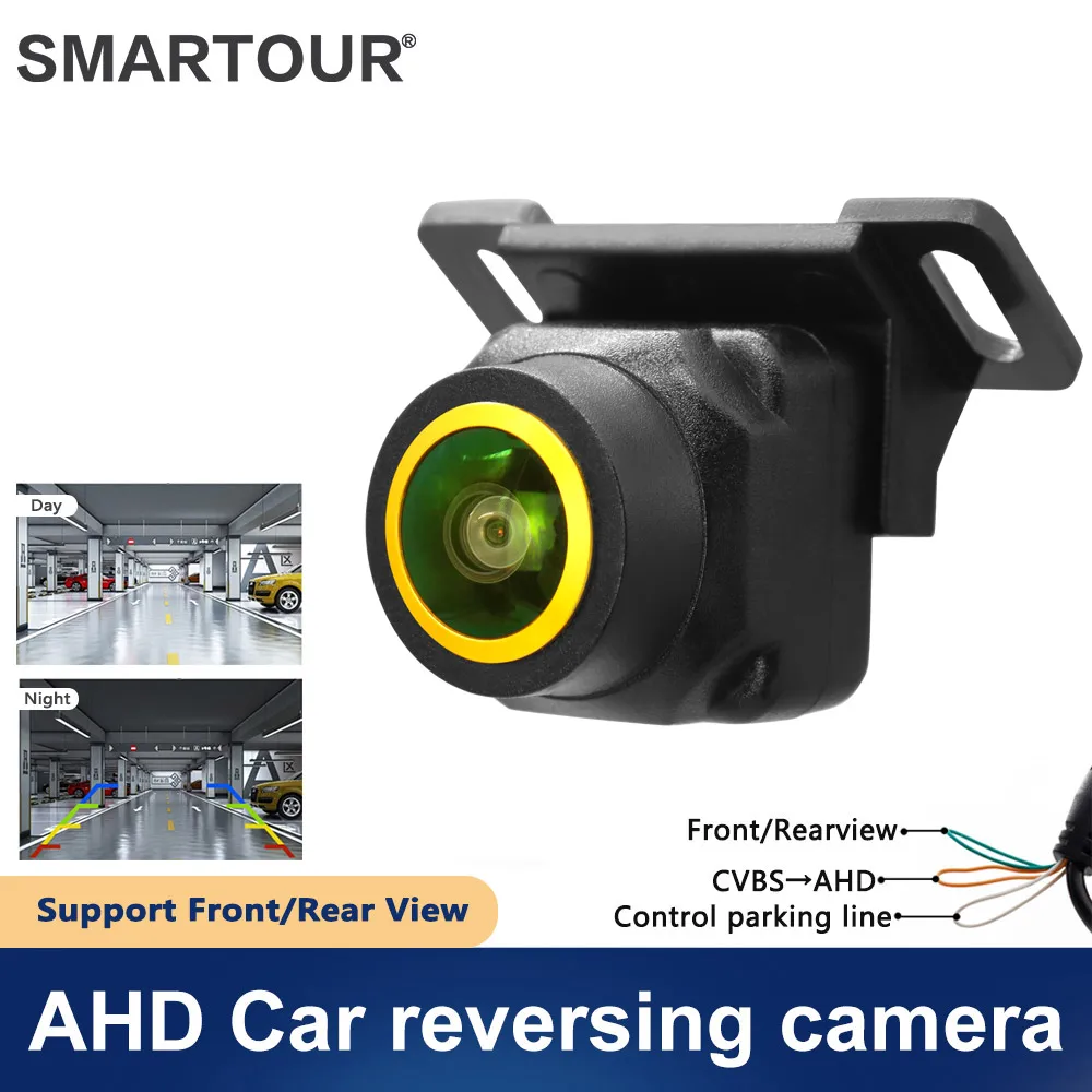 

AHD HD Car Rear View Camera Night Vision Backup Parking Reverse Camera With Cable Wide Angle Front View Cameras Car Electronics