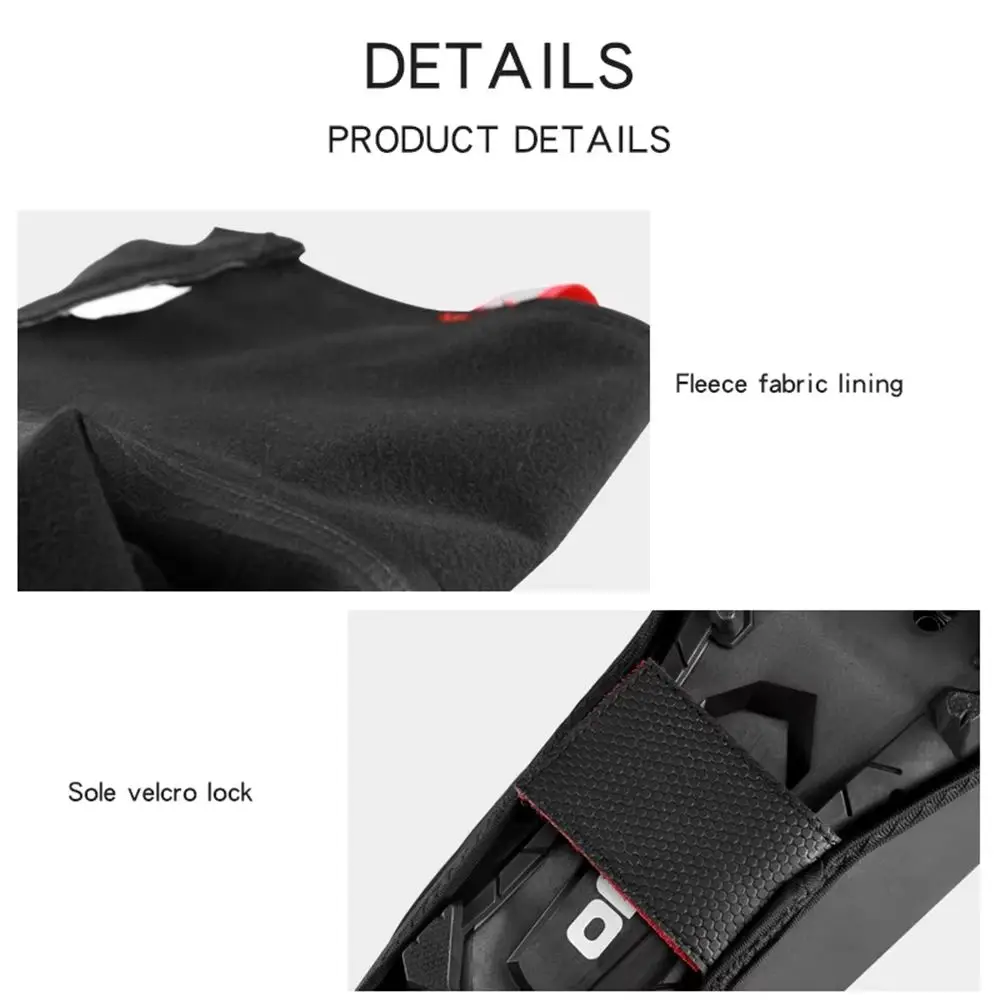 Waterproof Windproof Fleece Cycling Road bike Lock Shoes Covers Thermal Bicycle Overshoes Winter Road Bike Shoes Cover Protector