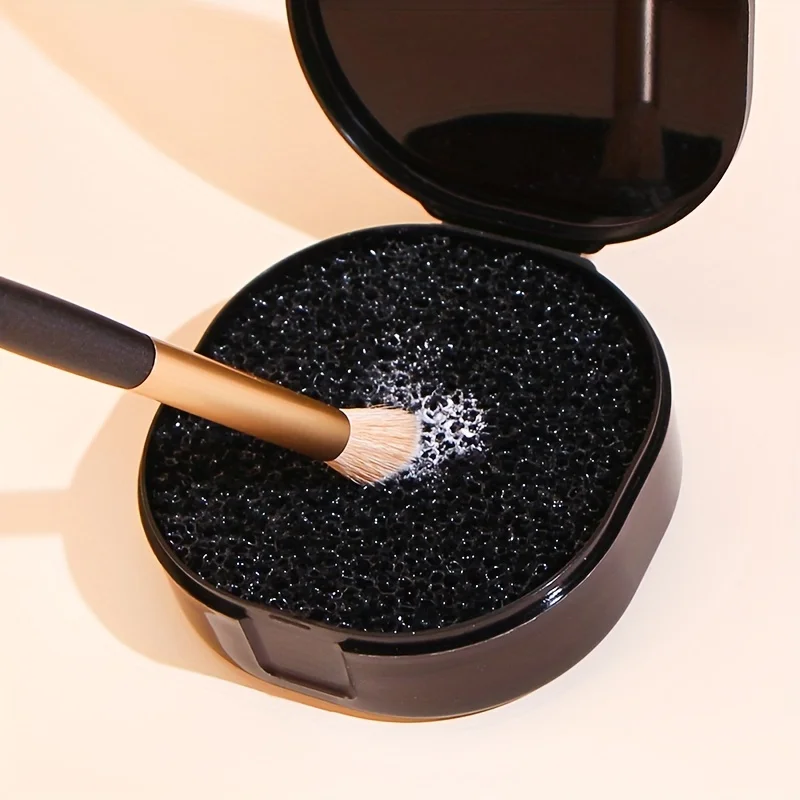 Makeup Brush Cleaning Box Sponge Tool Eyeshadow Brush Quick-Dry Washing Box Lazy Special